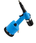 Heavy Duty Pneumatic Nail Gun And Air Riveter Featuring One Key Automatic Tensioning For Knockout Riveting Speed Built Like A Tank for efficient riveting.