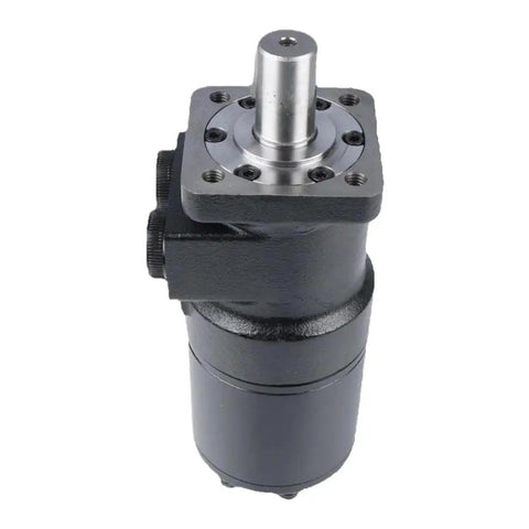 Heavy Duty Hydraulic Motor Replacement For H Series Equipment Part Number 101-1016-009 detailed view showing steel design and shaft.