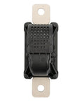Heavy Duty High Voltage Battery Disconnect Pyrotechnic Fuse For Tesla Model 3 And Model Y 2017 To 2022, top view, black plastic design.