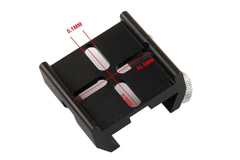 Universal Dovetail Base For Finder Scope Mounts And Laser Pointer Bracket Fits Celestron Orion SkyWatcher Vixen Brackets
