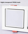 Level Up Your Space With This Slick Adjustable LED Recessed Downlight, 21 Watt 2350 Lumen Triple Head Ceiling Fixtures, 3 Way Selectable 3000K To 6000K, Zero Glare Soft Touch Look, No Sweat Retrofit Install For Trendy Rooms PMMA mask with high transparency