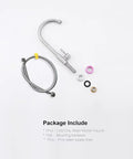 Cold Water Only Kitchen Faucet With Heavy Duty Solid Stainless Steel Construction Built To Last Deck Mount Bar Faucet parts