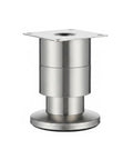 Adjustable Stainless Steel Furniture Legs 1.5 To 9.8 Inch Leveling Feet For Cabinets And Sofas With Mounting Screws