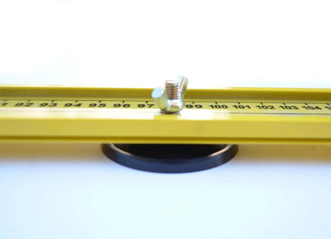 31 Inch Adjustable Paracord Jig, Lightweight Aluminum with scale markings and mounting option