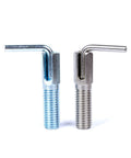 Premium Stainless Steel L Handle Wrench Engineered For Indexing Plungers And M6 Index Bolts visible with blue and silver finishes.