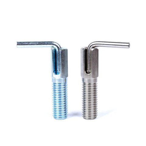 Premium Stainless Steel L Handle Wrench Engineered For Indexing Plungers And M6 Index Bolts visible with blue and silver finishes.
