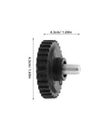 Heavy Duty M8 Screw On Rubber Furniture Levelers Four Pack With Solid Floor Grip Anti Slip Glides For Tables Cabinets And Chairs No Sweat DIY Install For Big Time Protection - close-up of rubber leveler with screw.