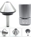 Built Tough MT3 Bull Nose Live Center for Hollow Turning with 75 Degree Nose, 3MT Morse Taper Lathe Accessory in alloy steel