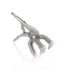 Locking Welding Clamp Set Three Piece For Welding And Fabrication Includes 11 Inch C Clamp 10 Inch Sheet Metal Clamp And 10 Inch General Welding Clamp For Metalworking Projects With Beefy Heavy Duty Grip And Secure Hold, showing 10 inch sheet metal welding clamp