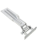 Heavy Duty Iron Truck Door Hinge With Anti Corrosion Finish For Cargo And Refrigeration Doors, Tough As Nails Hinge For Semi Trailer And Utility Trailer, silver steel hinge
