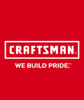 Logo of Craftsman brand with slogan "We Build Pride."