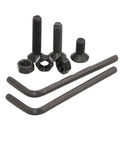 Heavy Duty Countersunk Flat Head Hex Bolt Nut Set Kit M2 To M6 Black Grade 10.9 Steel Hex Socket Screws 482 Piece Bundle with bolts, nuts and hex keys