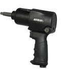 One Half Inch Impact Wrench With Two Inch Anvil, Low Noise Twin Hammer Mechanism, Eight Hundred Foot Pounds Maximum Torque
