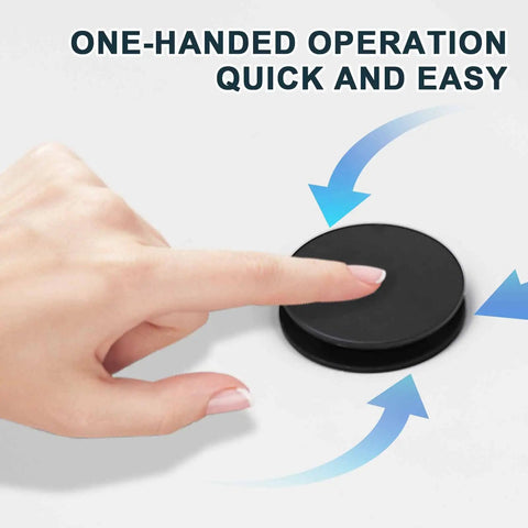Hand pressing pop-up drain for Waterfall Matte Black Bathroom Faucet For Single Hole Or 3 Hole Sinks With Ceramic Valve