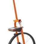 Electronic Metal Frame Measuring Wheel With 15-1/2 In Spoked Wheel And Ergonomic Swan-Neck Handle for precision measuring.