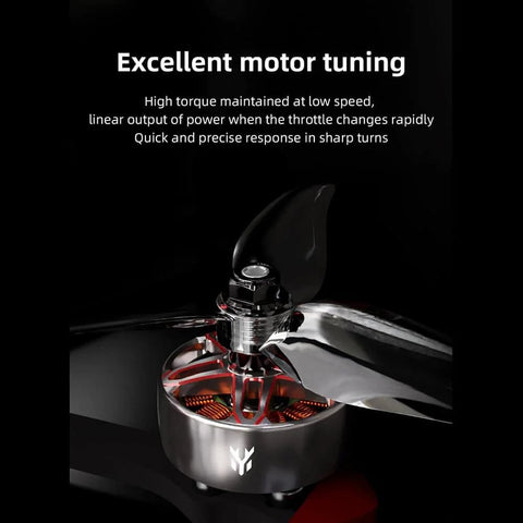 Specter 2306.5 1900KV Brushless FPV Motor for DIY RC Racing Drones 5S 6S Quadcopters With 7075 Integrated Rotor N52H Arc Magnets
