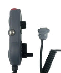 Side view of 5 Axis Electronic Handwheel MPG Pendant With 5V Power And Emergency Stop, X1 X10 X100 Jog Dial for CNC system.