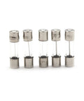 DIY Car Fuse Kit 2.0 Pack With Assorted 5x20mm And 6x30mm Glass Fuses, Quick Blow Auto Fuses 5A 10A 15A, Includes 20Pcs, Easy Install, Protective Auto Electrical Kit For Quick Power Cutoff And Parts Safety, close-up view of fuses