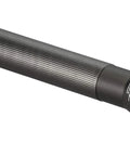 UltraStinger 1100 Lumen Tactical Flashlight With 65000 Candela Rechargeable Duty Light in black, sturdy aluminum design for law enforcement.