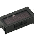 0.36 Inch 6 Bit LED Digital Display Panel For Modbus RTU RS485 PLC, front view of black rectangular module with red display.