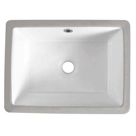 Hit 16 Inch Undermount Bathroom Sink Small Rectangle White Ceramic Undercounter Vanity Basin With Overflow Drain Dead Simple Install Top Shelf Clean Look Essential Home Reno Upgrade