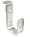 4 Inch J Hook Cable Support With Removable Angle Bracket Zinc Plated Steel Ceiling Mount Holds Up To 300 CAT5E Cables