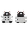 Pro Grade 12V 24V 48V 200A DC Contactor Relay For Electric Stacker Forklift Tail Plate And Oil Pump Start Switch built with metal connectors.