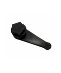 Vintage Five Sided Golf Ball Washer Drain Plug Wrench 19mm Pentagon Socket Adapter for older plunger style cups, black steel.