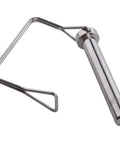 Safety coupler pin, 1/2 in x 3.54 in, 316 stainless steel locking shaft with retainer wire