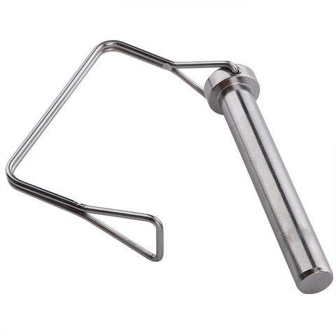Safety coupler pin, 1/2 in x 3.54 in, 316 stainless steel locking shaft with retainer wire