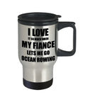 14 Oz Stainless Steel Travel Mug With Double Wall Insulation, Easy Grip Handle And Thumb Rest, Tapered Base Fits Cup Holders