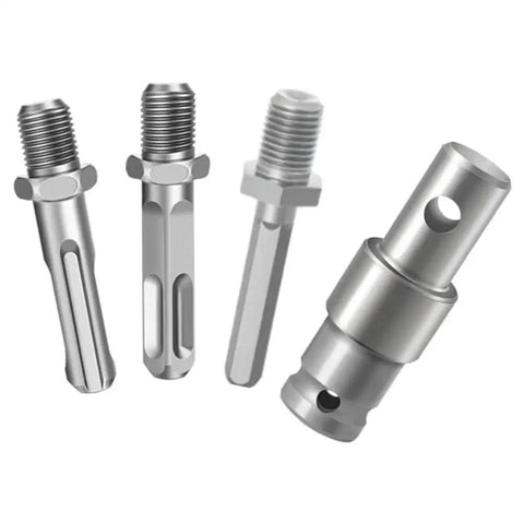 Go-To Universal Auger Adapter Tool With Four Interface Types And Round Hex Handle for versatile tool connections