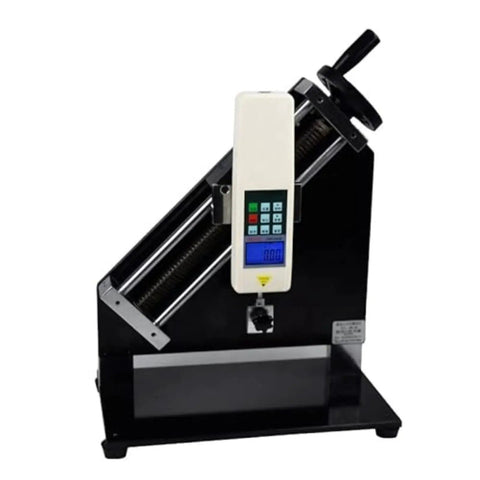 Pro Grade Kickass 500N 90 Degree Manual Peel Strength Tester With Easy Operation And Robust Stability For Force Gauge Testing Push Pull Lab Bench High Accuracy 0.5 Percent Wide Test Area Up To 105 X 152 Mm, black metal frame