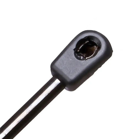 Close-up of 10 Inch 35Lb Tough As Nails Gas Struts 2 Pack Lift Support Shocks connector, perfect for truck toolbox lids and kitchen cabinets.