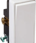 Decora Plus Rocker Single Pole AC Quiet Switch 20 Amp 120 to 277 Volt 5621 2W White heavy-duty back side wiring