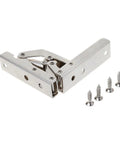 Heavy Duty 90 Degree Folding Door And Shelf Hinges Set With Concealed Bracket For Tables And Cabinets, Soft Close Hydraulic Buffer, Durable Steel Hardware Built For Heavy Use And Easy, Quiet Motion with screws