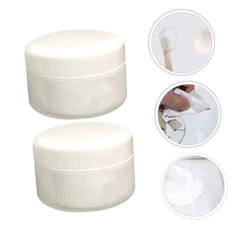 Two Piece Tile Repair Kit With Pro Grade Ceramic Paste Quick Dry Grout Filler For Tub And Floor Tiles Restores Chips Scratches Dents And Cracks