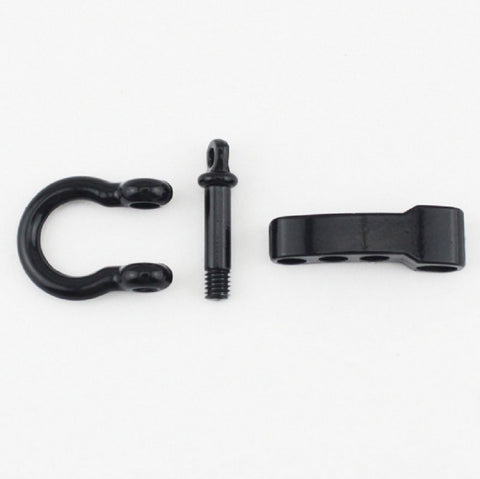 Zinc Alloy Bow Shackles 10 Pack For Paracord Survival Bracelets, Adjustable D Buckles And Buckle Fasteners, Outdoor Gear Replacement Components, Black Finish