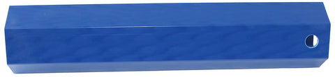 Blue detachable component of Chrome ABS Axle Cover Kit for 10 Hole Wheels 11 1/4 Inch Bolt Circle Universal Fit Includes Front and Rear Covers 60 Nut Covers 33mm Thread On Flange Nuts and Removable Spiked Center Cap for a Street Ready Look