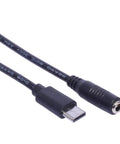 Beast Mode USB C Extension Cable For Rapid Charge Plus Steady Data Flow Fits Phones Tablets Headphones Controllers Hella Durable Braided Mesh Plug In Ready Daily Driver, close-up view of connectors.