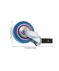 4 Inch Silent Swivel Trolley Wheels Built To Haul Heavy Duty Furniture Casters Wear Resistant Stainless Steel And Plastic