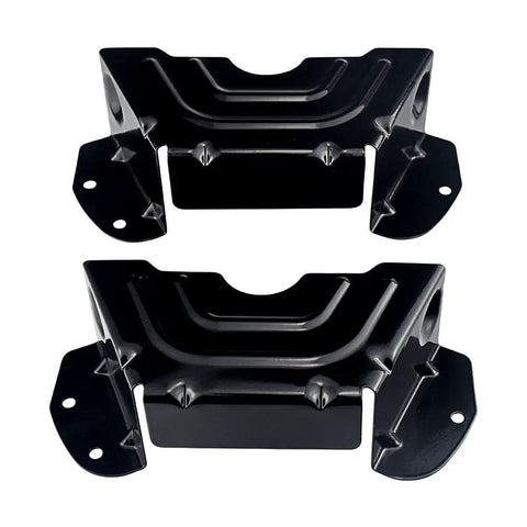 Black Deck Belt Cover For 42 Inch And 46 Inch Lawn Mower Decks Replacement Part 78306424A0637 Fits MTD Craftsman Troy Bilt Yard Man Spindle Pulley Guard Belt Guard Cover Built Tough, shown front view