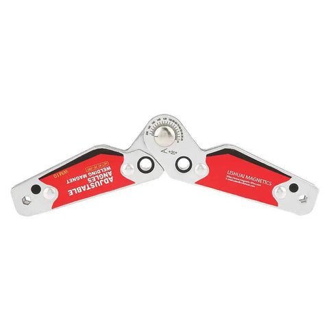 Heavy Duty Welding Magnetic Holder With Adjustable 20 To 200 Degree Angles, Strong Iron Boron Magnet Positioner for hands-free tasks.