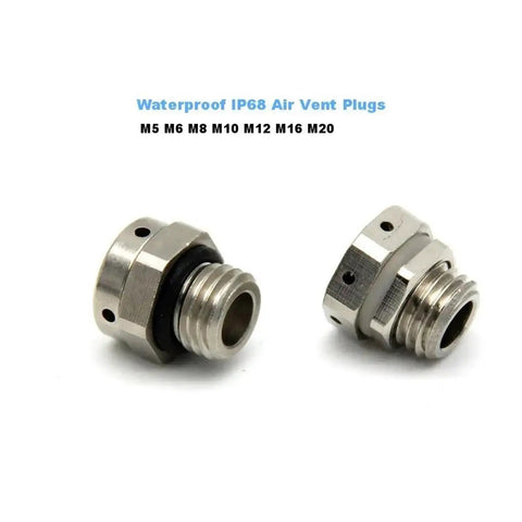 Badass Waterproof Vent Screw In Plugs Built Different To Handle Full Submersion While Blocking Grit And Humidity With Dependable Pressure Balancing Valve Kit, stainless steel IP68 plugs.
