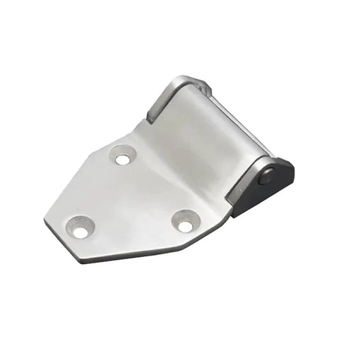 Industrial Grade Stainless Steel Door Hinge Heavy Duty Load Bearing Hardware Built Like A Workhorse For Trucks Containers And Equipment Boxes Shop Ready Rock Solid 1 Pack, single pivot hinge close-up.