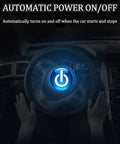 Plug And Play Windshield Hud Speedometer Projector With Dual Mph Kmh Gauge Anti Glare Hood Easy OBD2 Dash Monitor Fits Chevy Volt Bolt Ev Foolproof Install For Stress Free Night Cruising automatic power on off feature displayed on dashboard.