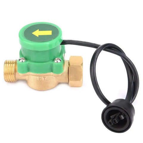 G1/2 To G1/2 Thread Flow Switch Sensor With Electronic Pressure Auto Control 220V for hot and cold water up to 70C, side view
