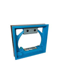 Rock Solid Heavy Duty Cast Iron Square Frame Bubble Level Precision 0.02mm M High Sensitivity, side view showing calibration tool features.