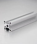 Heavy Duty T-Slot Aluminum Profile 3030 And 3060 Sizes for Custom Builds in lightweight silver aluminum material.