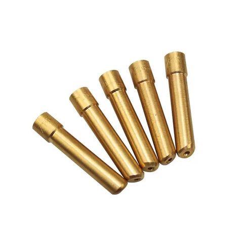 10 Piece Premium Tig Welding Electrode Collets With Wedge Design For 1.6 2.4 3.2Mm And 1.0Mm Sizes Fits Perfectly On WP17 18 26 Torch Kits.